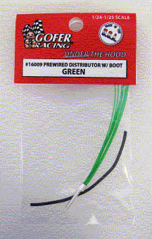 Gofer Racing 1/24-1/25 Green Prewired Distributor w/Aluminum Plug Boot
