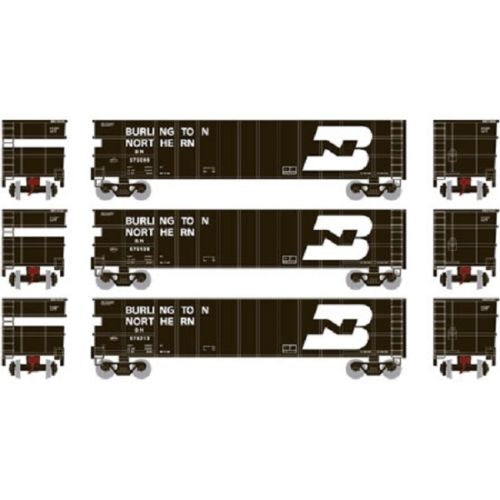 Athearn 6883 Burlington Northern 50' Thrall High-Side Gondola 3-Pack