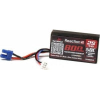 Dynamite LiPo Battery 7.4V 800mAh 2S 50C Hardcase EC2 By DYNAMITE