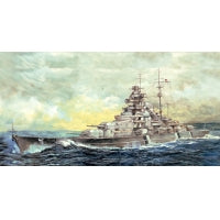 I Love Kit 1/700 Top Grade German Bismarck Battleship