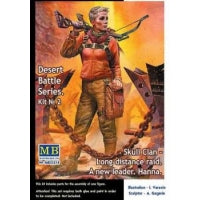 Master Box 1/35 Post-Apocalyptic Fiction Desert Battle Series. Skull Hanna