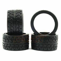 11mm Wide Racing Radial Tire (4) (10) By KYOSHO