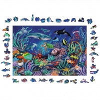 RAVENSBURGER 500PC - UNDER THE SEA - WOODEN PIECES