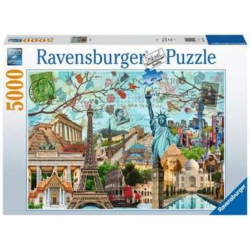RAVENSBURGER 5000PC - BIG CITIES COLLAGE