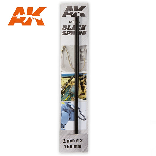 AK Interactive Black Spring 2mm