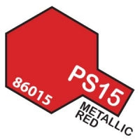 PS-15 Spray Polycarbonate Metallic Red 3oz