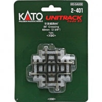 Kato 2-401 HO 60mm 2-3/8" 90-Degree Crossing