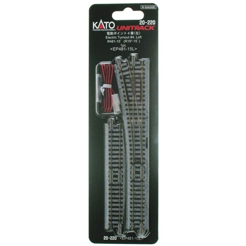 Kato 20-220 N Electric TURNOUT #4, Left