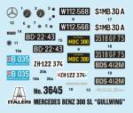 Italeri 1/24 Mercedes Benz 300SL Gull Wing Car
