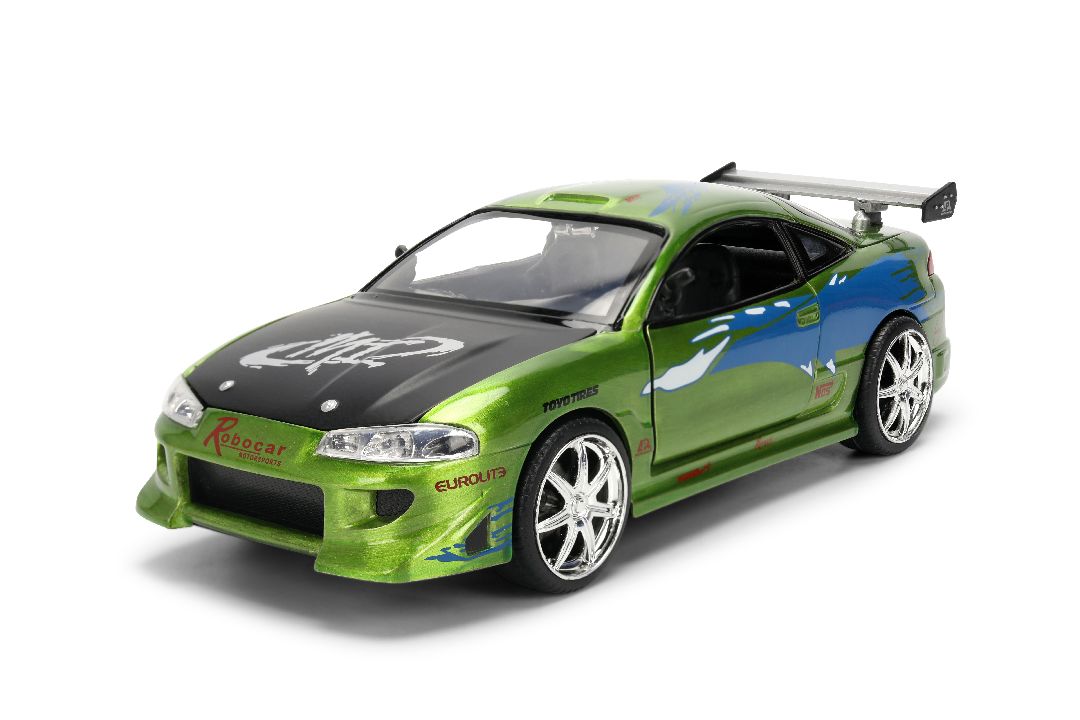 Jada 1/24 Fast & Furious Brian's Mitsubishi Eclipse - Color Brush