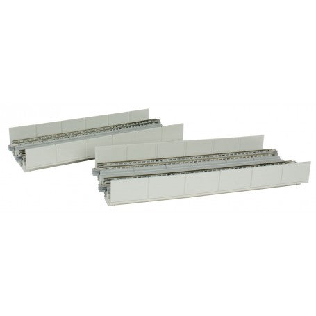 Kato 20-411 186mm(7 5/16') Double Track Straight Viaduct WS186V (N scale)