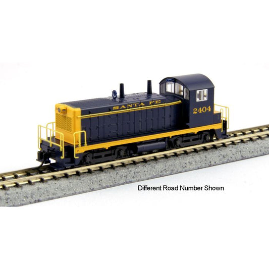 Kato 176-4376, N Scale EMD NW2 Switcher, Standard DC, Santa Fe AT&SF #2414