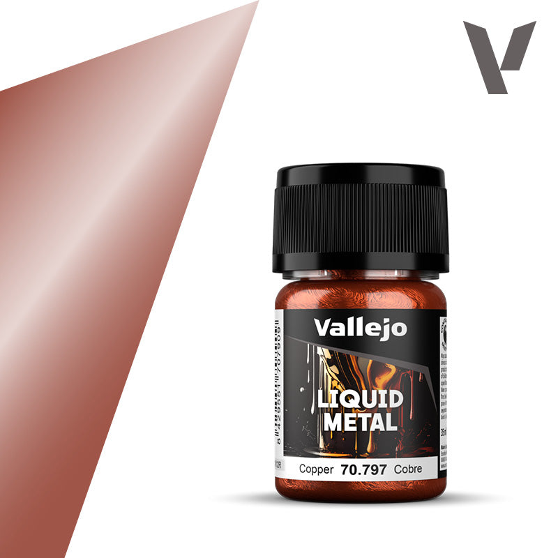 Vallejo Liquid Metal: Copper Alcohol Base 35ml