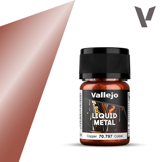 Vallejo Liquid Metal: Copper Alcohol Base 35ml