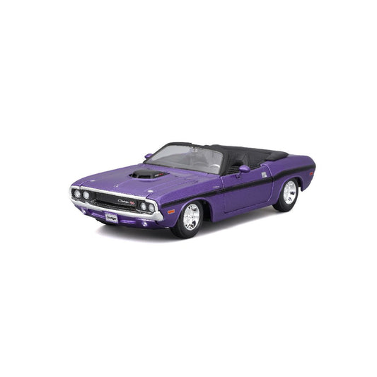 Maisto 1/24 SE 1970 Dodge Challenger R/T Convertible - Purple