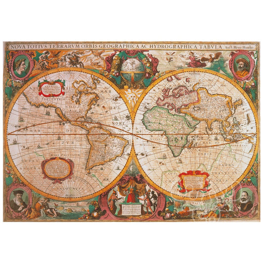 CLEMENTONI 1000pc - OLD MAP