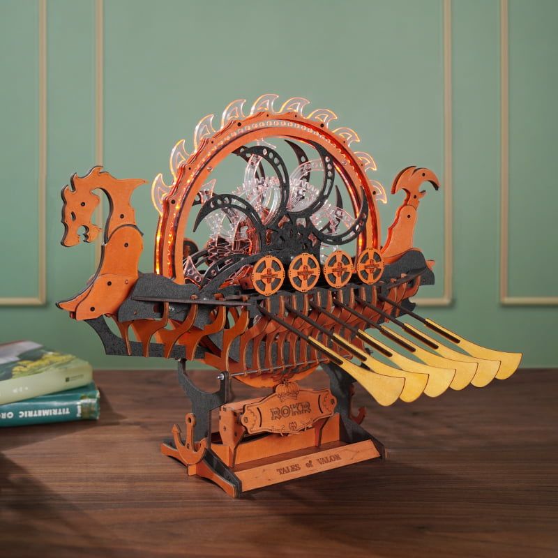 ROKR Dragon-Boat 3D Wooden Puzzle