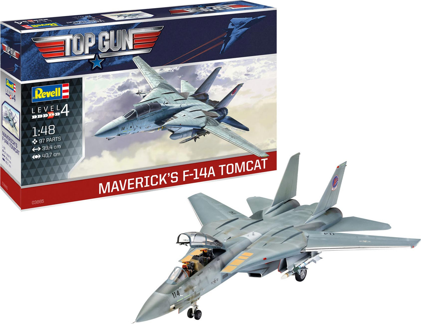 Revell 03865 1/48 F-14 A Tomcat Top Gun