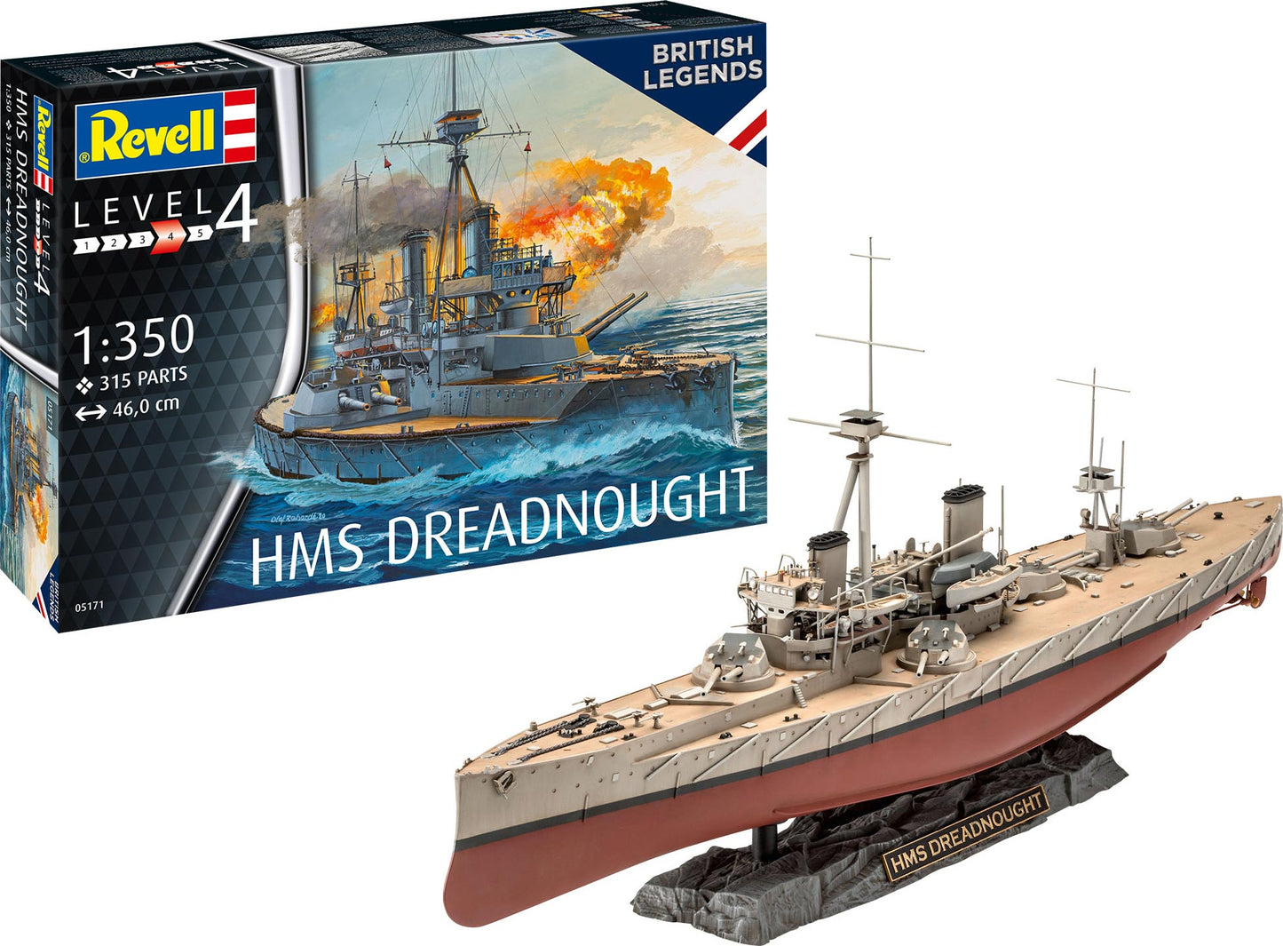 Revell 1/350 HMS Dreadnought