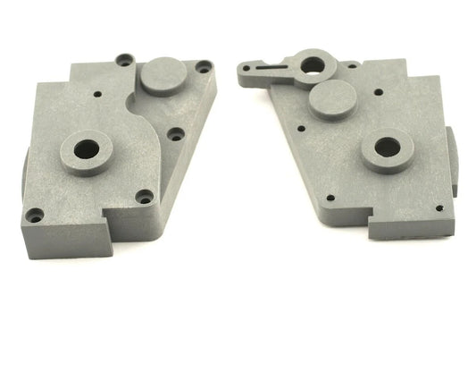 Traxxas 4491A Gear Box L/R Halves (Grey) NITRO RUSTLER/SLASH