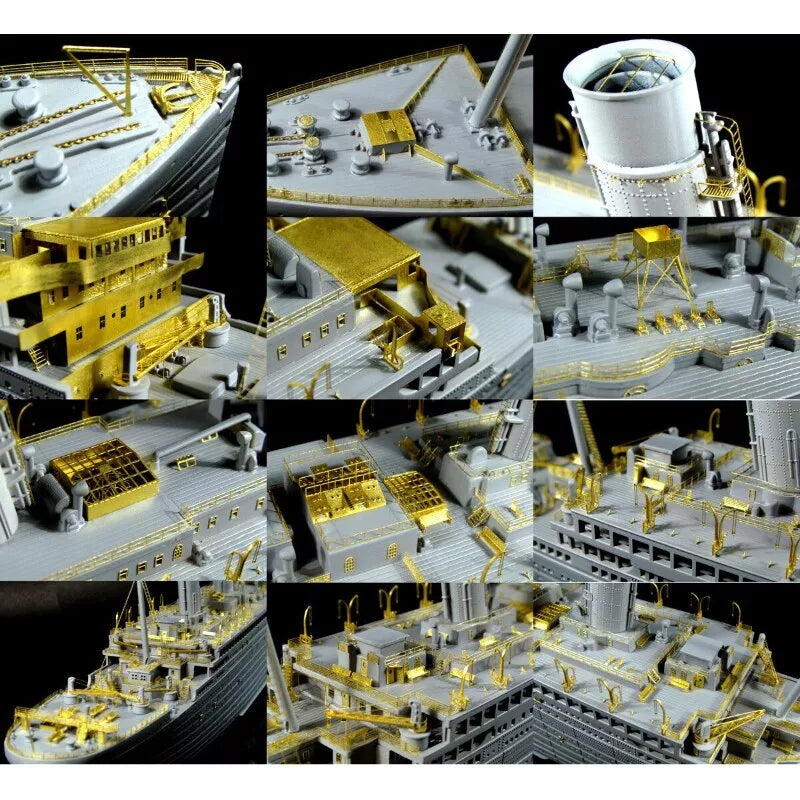 Rainbow RB7020 PE 1/700 R.M.S. TITANIC full upgrade parts