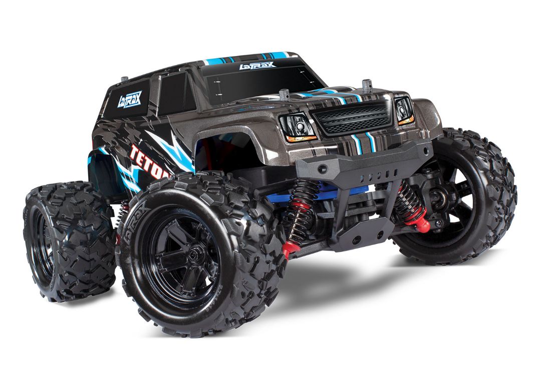 TRA76054-5BLACK Traxxas LaTrax Teton 1/18 4WD RTR Monster Truck Black - TRA76054-5BLACK