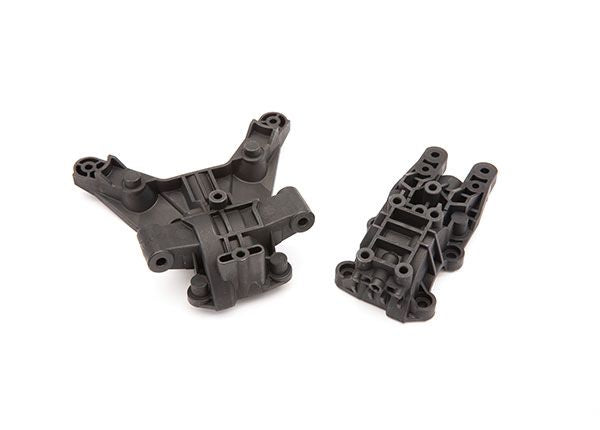 Traxxas 8920 Bulkhead, front (upper and lower) for Maxx