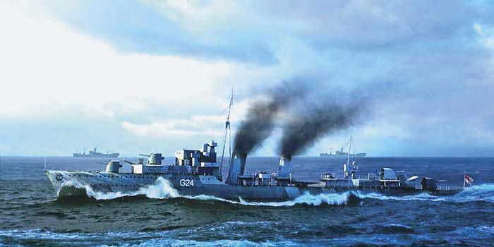 Trumpeter 5333 1/350 HMCS Huron G24 Canadian Tribal-Class Destroy
