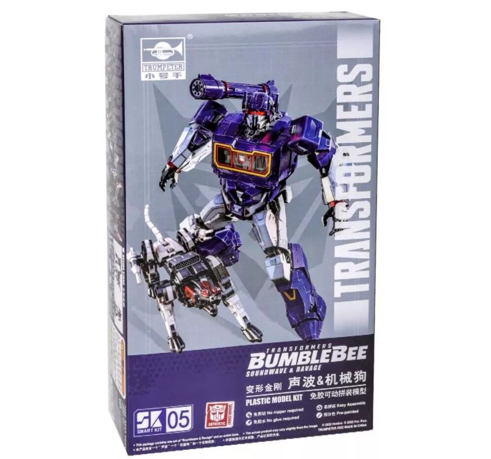Trumpeter Transformers 6 Soundwave & Ravage  Robot Model
