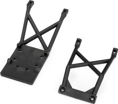 Traxxas Skid Plates Front & Rear (Black)