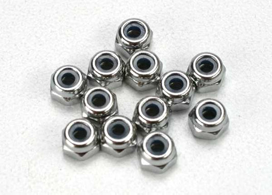 Traxxas 5158 Locknuts Nylon 2.5mm Revo (12)