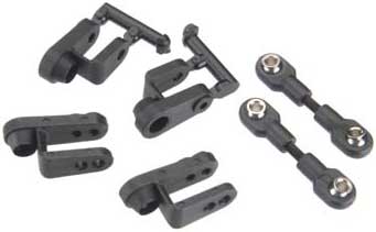 Traxxas 5345R Steering Servo Horns Long(2)/Short(2)