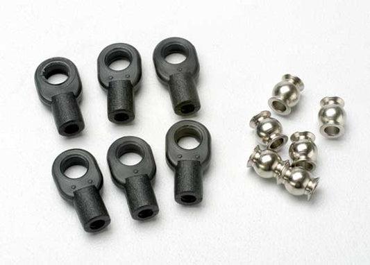 Traxxas 5349 Rod Ends w/Hollow Balls Small Revo (6)