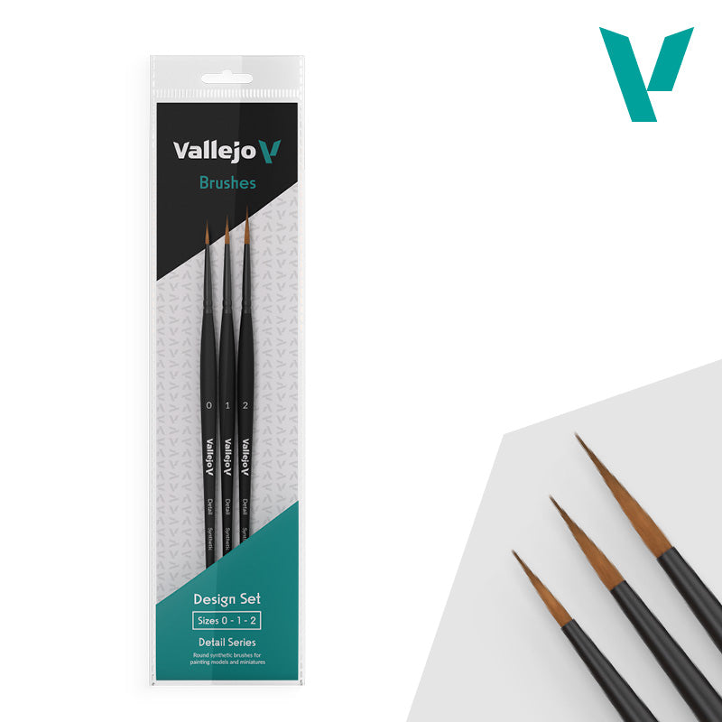 Vallejo Design Set Detail Brushes