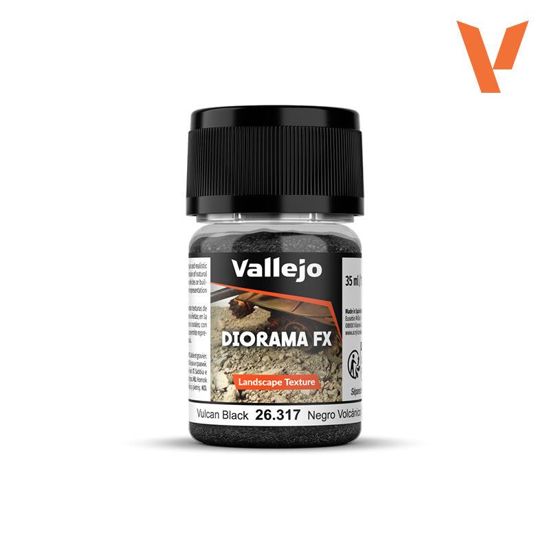Vallejo Diorama FX Landscape Vulcan Black 0.1-2 mm