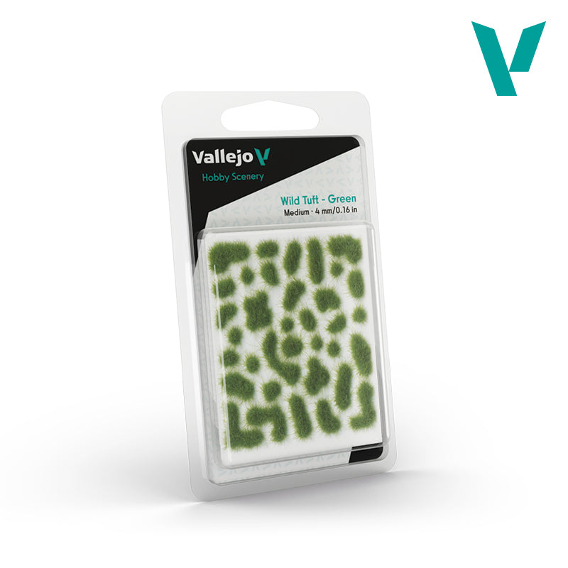 Vallejo Wild Tuft Green Medium 4mm (35)