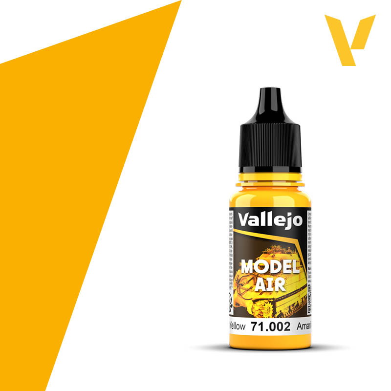 Vallejo Model Air Color 17ml Medium Yellow