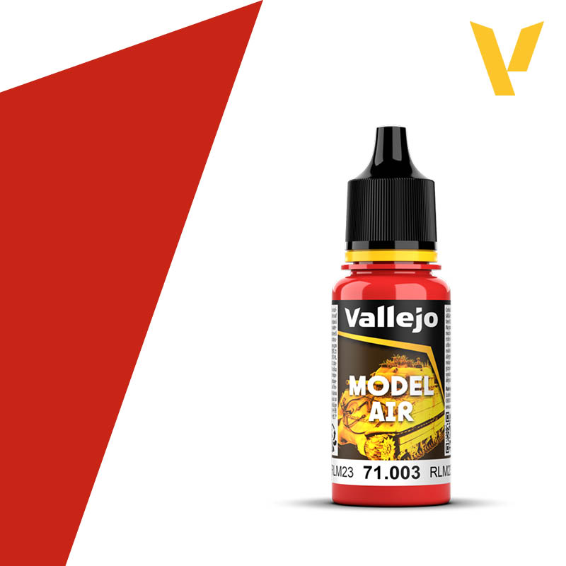 Vallejo Model Air Color 17ml Medium Red RLM23