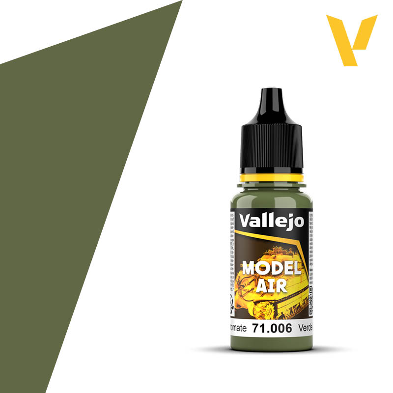 Vallejo Model Air Color 17ml Medium Light Green Chromate