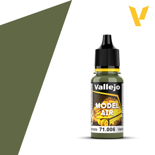 Vallejo Model Air Color 17ml Medium Light Green Chromate