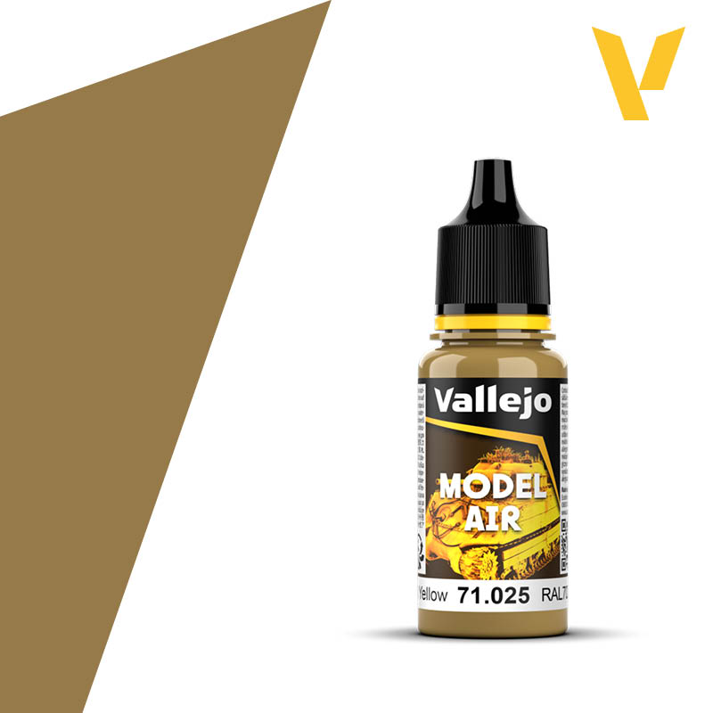Vallejo Model Air Color 17ml Dark Yellow