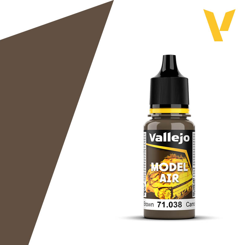Vallejo Model Air Color 17ml Camouflage Medium Brown