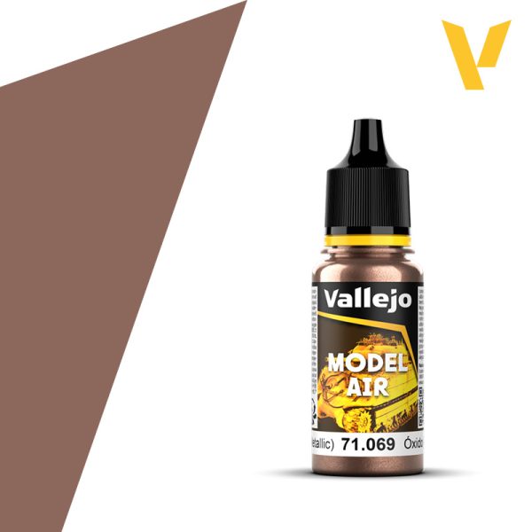 Vallejo Model Air Color 17ml Rust (Metallic)
