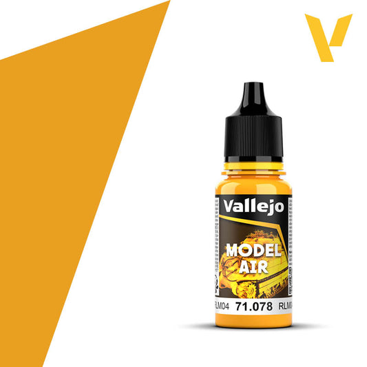 Vallejo Model Air Color 17ml Yellow RLM04
