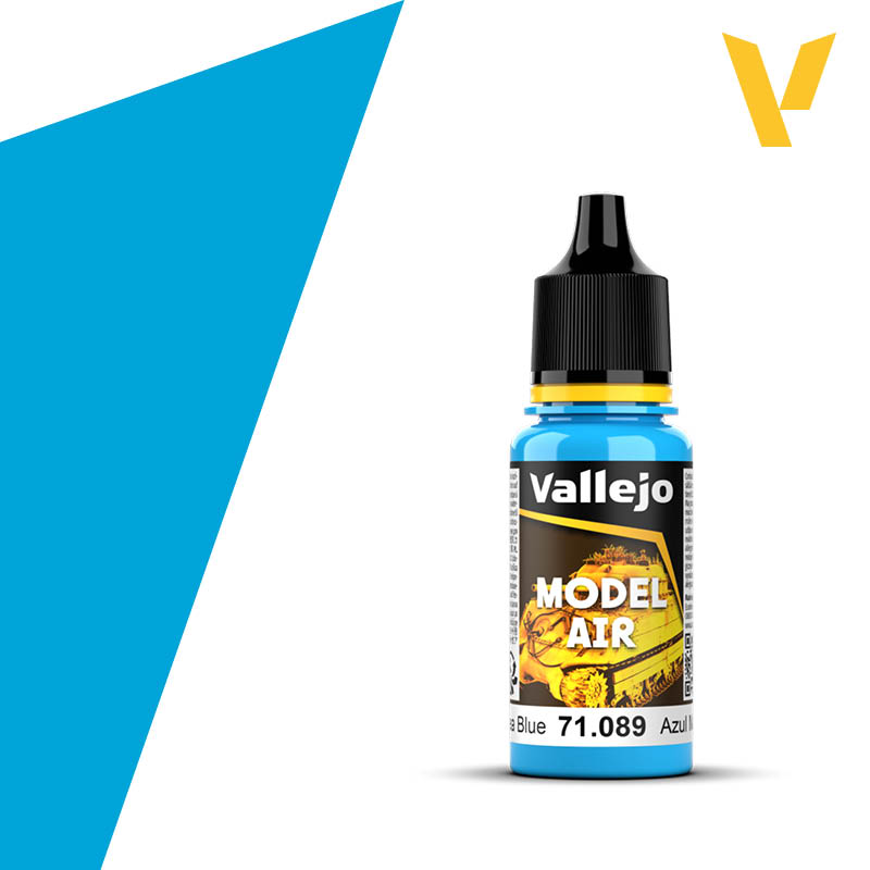 Vallejo Model Air Color 17ml Light Sea Blue