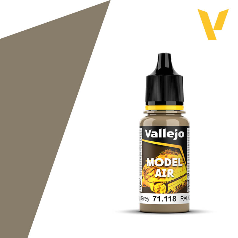 Vallejo Model Air Color 17ml Camouflage Grey