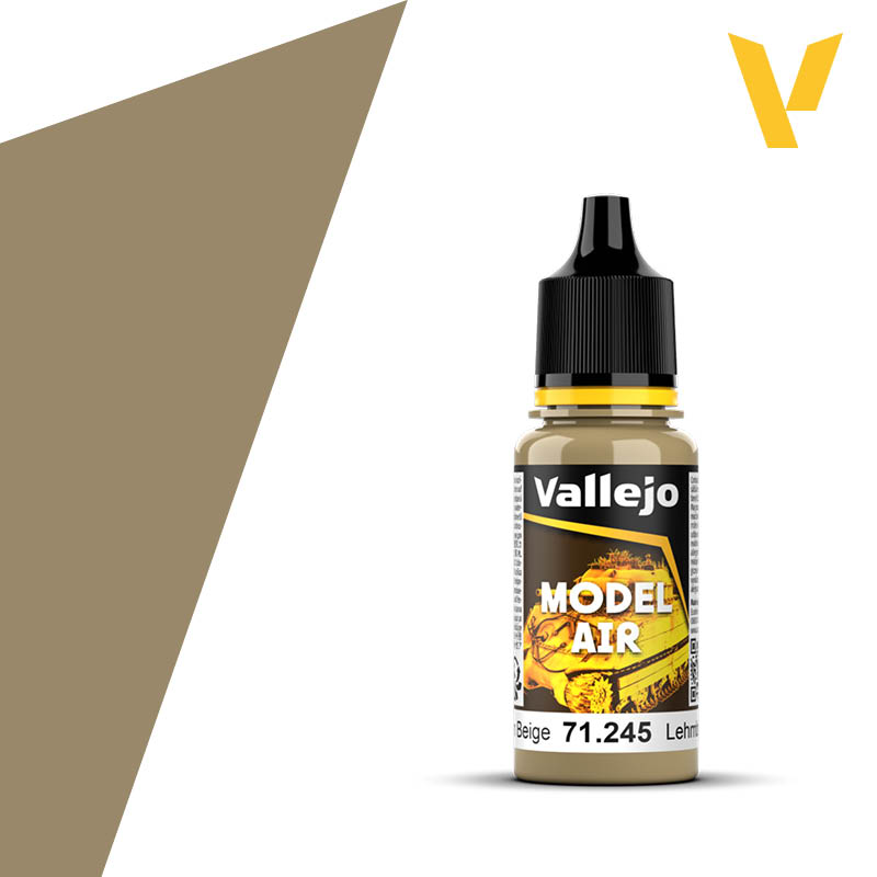 Vallejo Model Air Color 17ml Loam Beige
