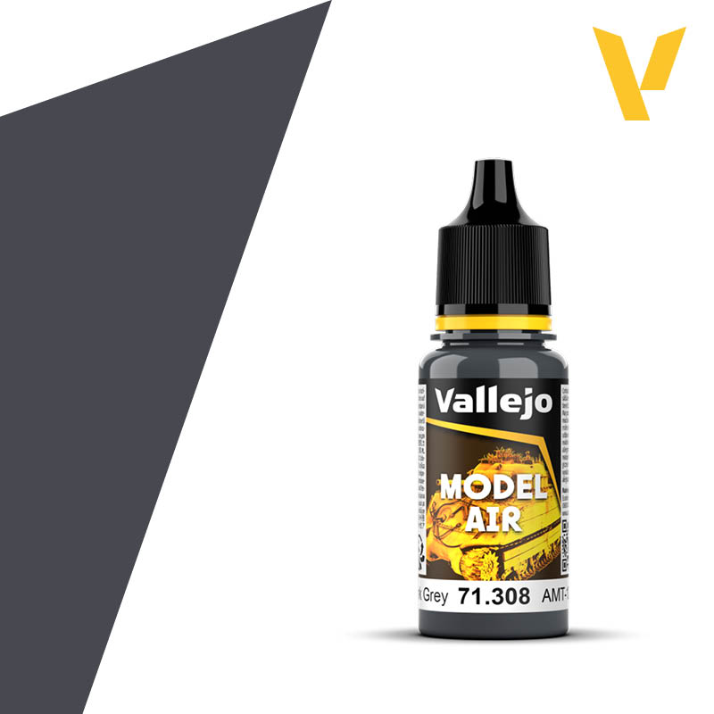 Vallejo Model Air Color 17ml AMT-12 Dark Grey