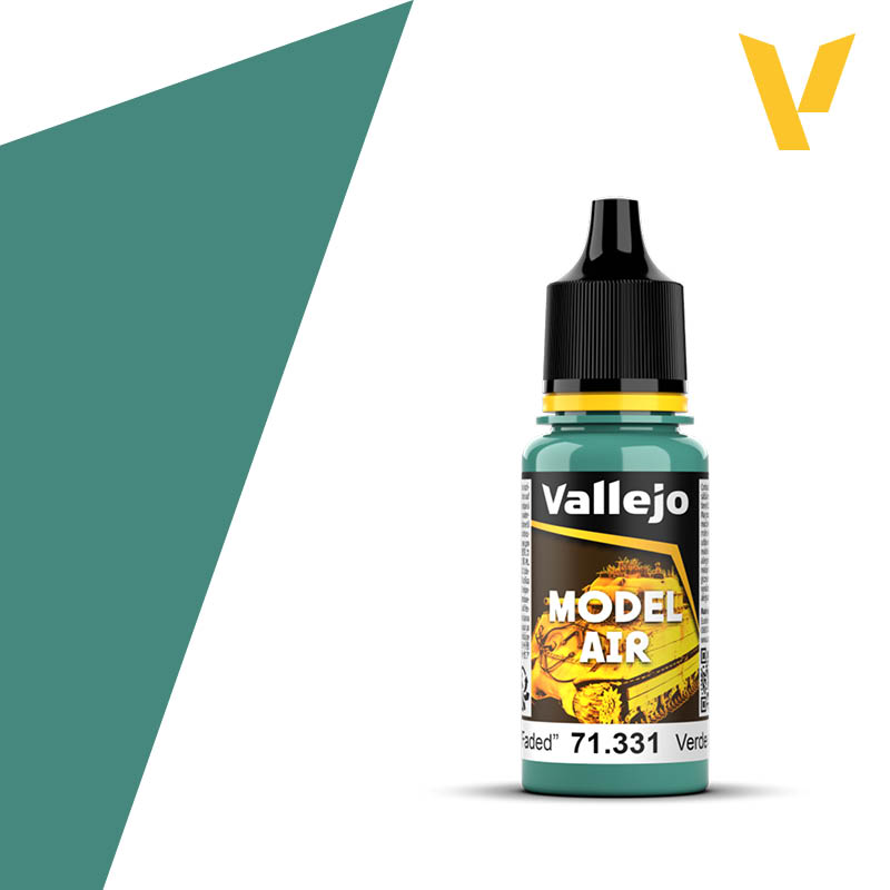 Vallejo Model Air Color 17ml Cockpit Emerald Green “Faded”
