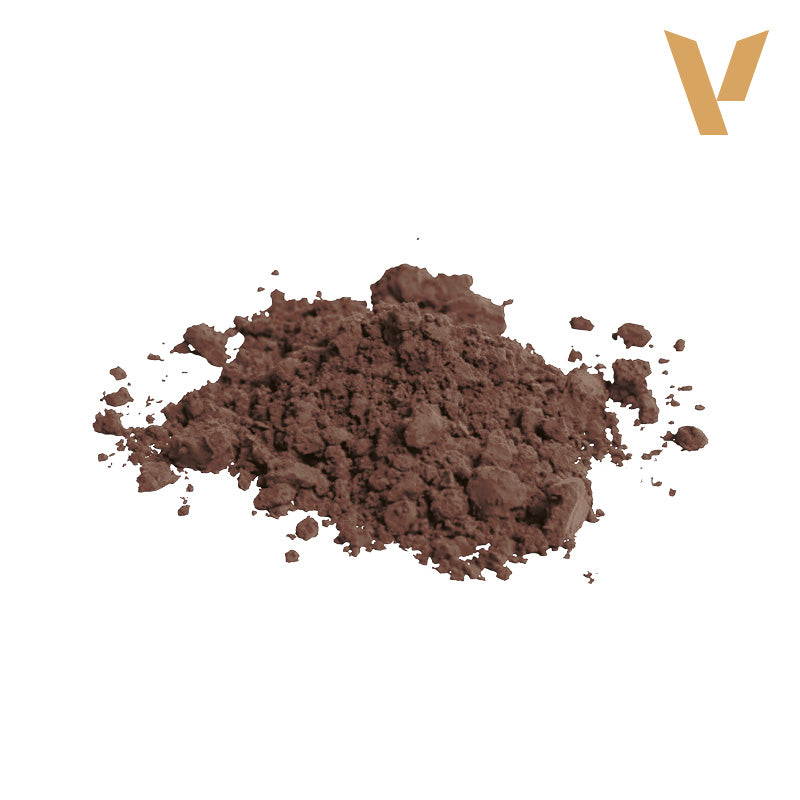 Vallejo Pigment FX: Burnt Umber Pigment Powder for Weathering Effects 35mL